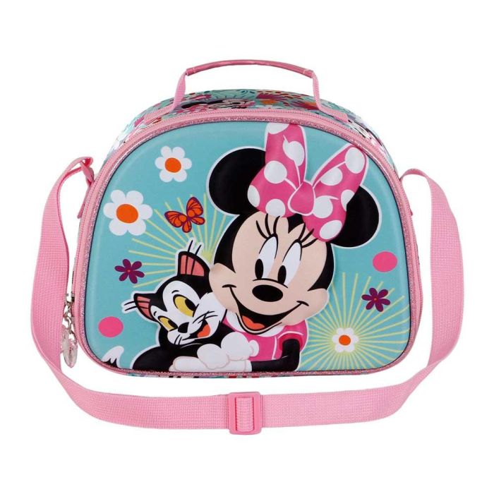 Bolsa Portamerienda 3D Figaro Disney Minnie Mouse Rosa 1