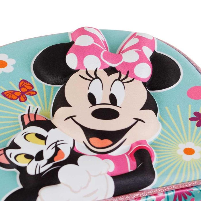 Bolsa Portamerienda 3D Figaro Disney Minnie Mouse Rosa 3