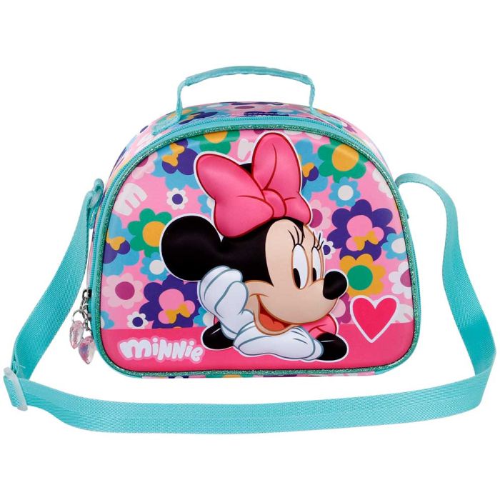 Bolsa Portamerienda 3D Heart Disney Minnie Mouse Rosa 1