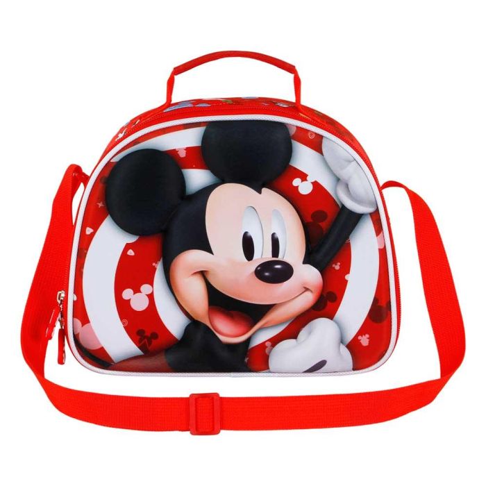 Bolsa Portamerienda 3D Twirl Disney Mickey Mouse Rojo 1