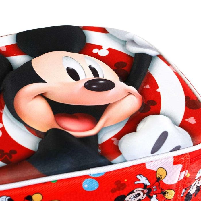 Bolsa Portamerienda 3D Twirl Disney Mickey Mouse Rojo 3