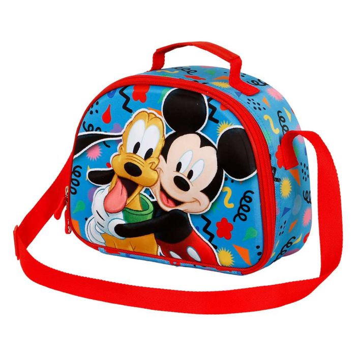 Bolsa Portamerienda 3D Mates Disney Mickey Mouse Azul