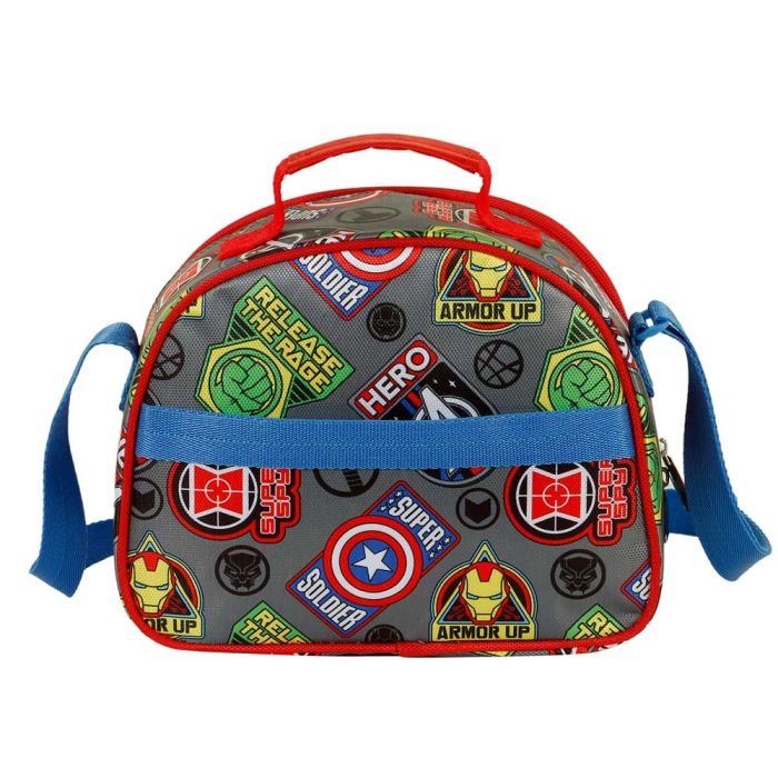 Bolsa Portamerienda 3D Invencible Marvel Los Vengadores Multicolor 2