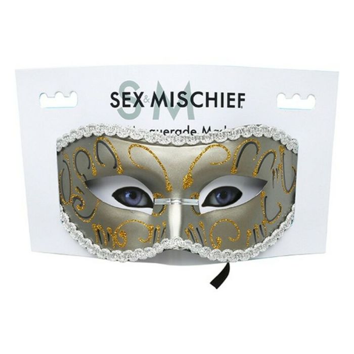 Máscara de Satén Gris Sex & Mischief SS10081 1