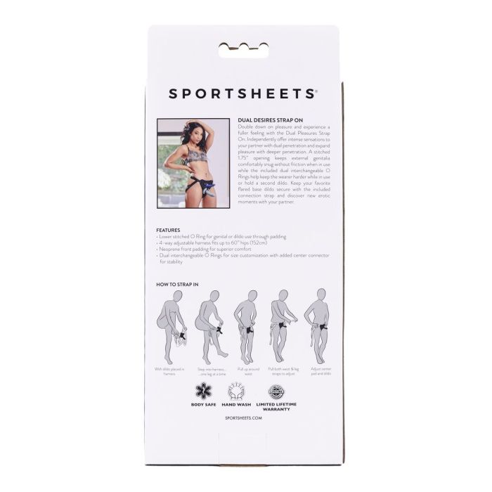 Consolador con arnés Sportsheets 7