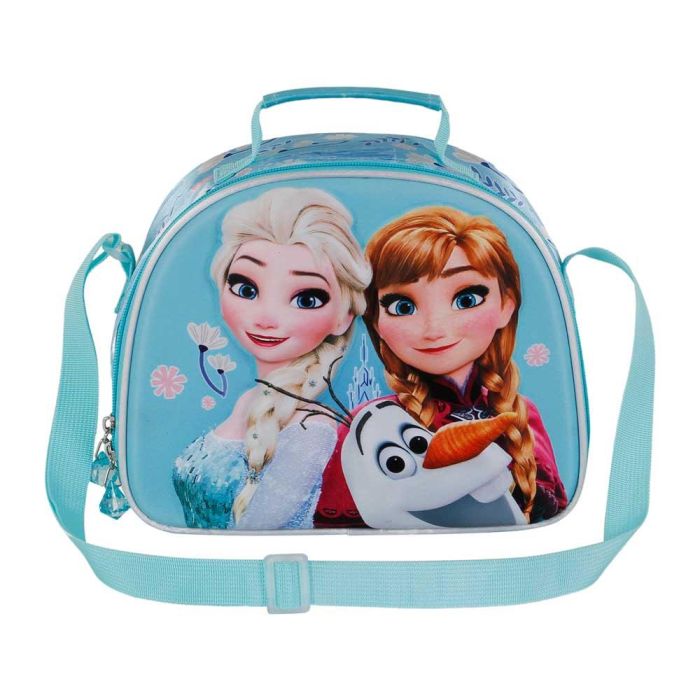 Bolsa Portamerienda 3D Happiness Disney Frozen 2 Turquesa 1