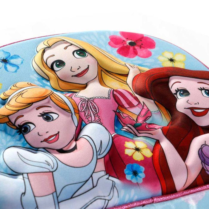 Bolsa Portamerienda 3D Adorable Princesas Disney Azul 3
