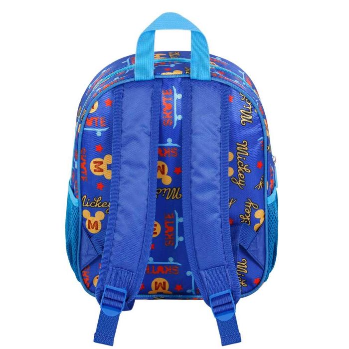 Mochila 3D Pequeña Freestyle Disney Mickey Mouse Azul 2