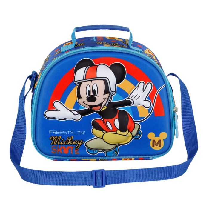 Bolsa Portamerienda 3D Freestyle Disney Mickey Mouse Azul 1