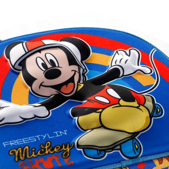 Bolsa Portamerienda 3D Freestyle Disney Mickey Mouse Azul 3
