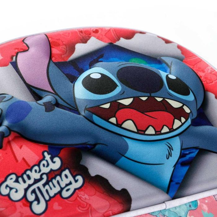 Bolsa Portamerienda 3D Thing Disney Lilo y Stitch Rosa 3