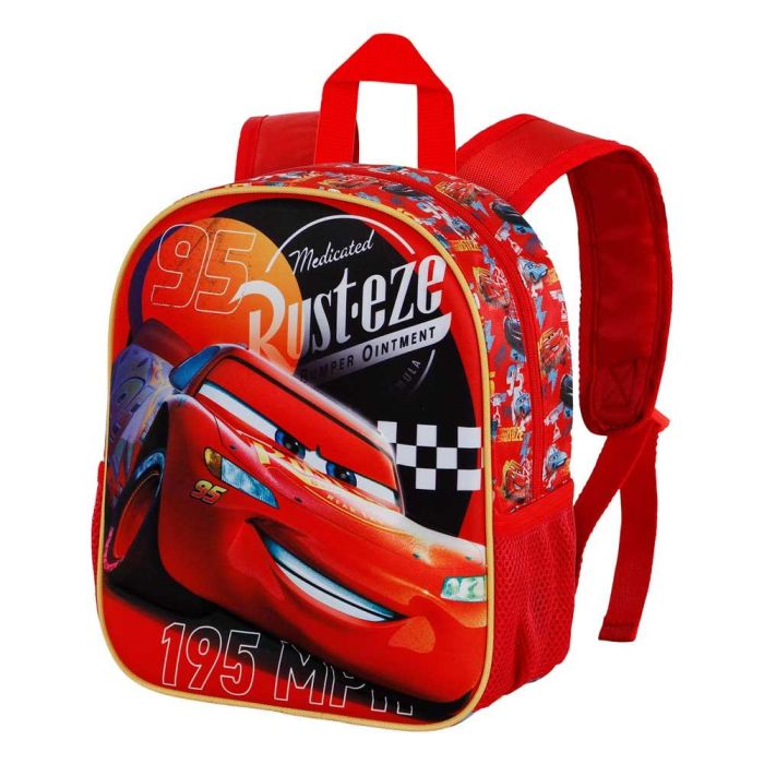 Mochila 3D Pequeña Bumper Disney Cars 3 Rojo