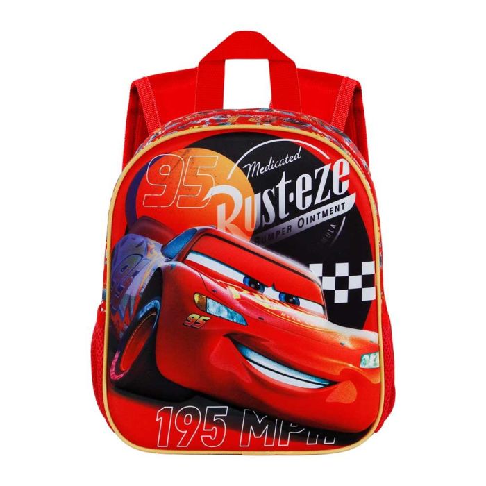 Mochila 3D Pequeña Bumper Disney Cars 3 Rojo 1