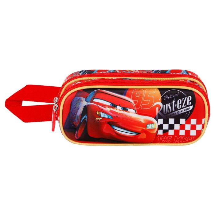 Estuche Portatodo 3D Doble Bumper Disney Cars 3 Rojo 1