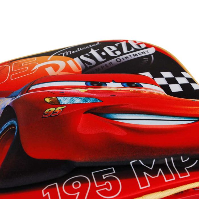 Mochila 3D con Ruedas Pequeña Bumper Disney Cars 3 Rojo 4