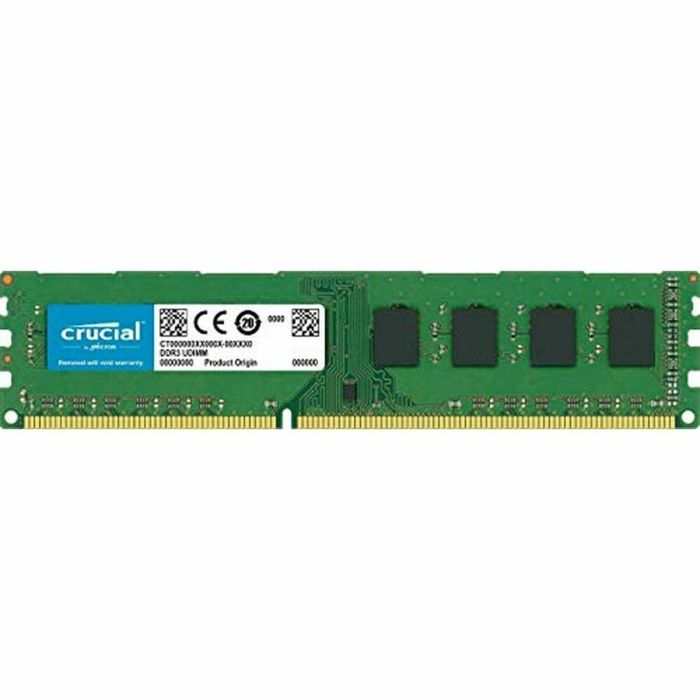 Memoria RAM Crucial 8GB PC3-12800 8 GB DDR3 DDR3 SDRAM DIMM DDR3 PC3-12800 CL11 8 GB 1 Memoria RAM Crucial 8GB PC3-12800 8 GB DDR3 DDR3 SDRAM DIMM DDR3 PC3-12800 CL11 8 GB 1