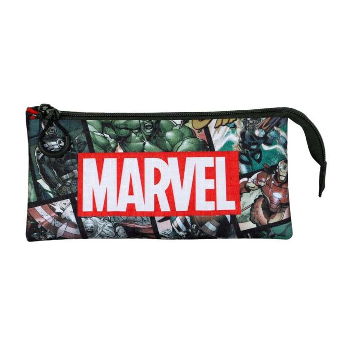 Estuche Portatodo Triple React Marvel Los Vengadores Multicolor 1