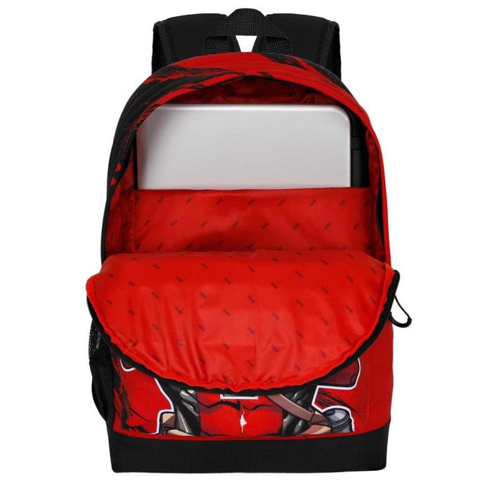 Mochila HS PLUS Bad Marvel Deadpool Rojo 3