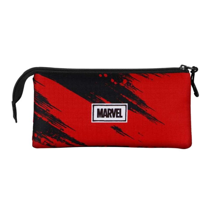 Estuche Portatodo Triple Bad Marvel Deadpool Rojo 2