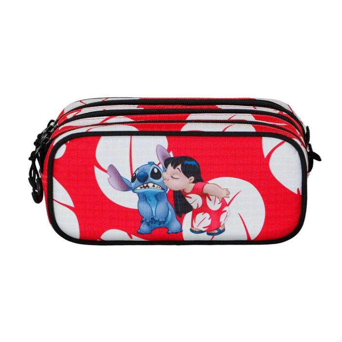 Estuche Portatodo Trick FAN 2.2 Kiss Disney Lilo y Stitch Rojo 1