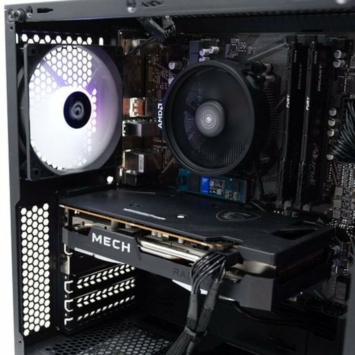 PC de Sobremesa PcCom Lite AMD Ryzen 5500 AMD RADEON RX 6650XT 16 GB RAM 1 TB SSD 3