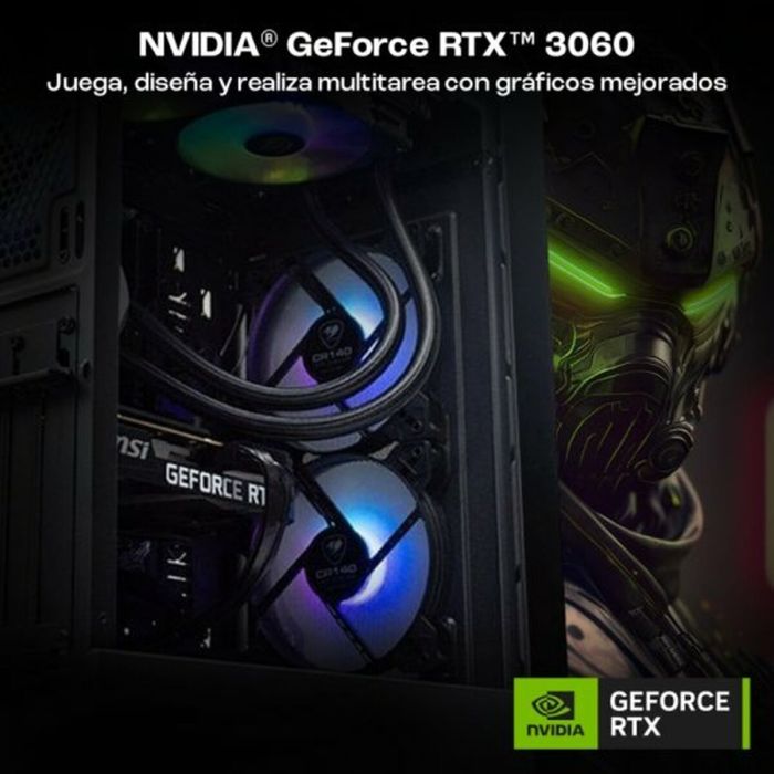 PC de Sobremesa PcCom GeForce RTX 3060 32 GB RAM 1 TB SSD 3 PC de Sobremesa PcCom GeForce RTX 3060 32 GB RAM 1 TB SSD 3