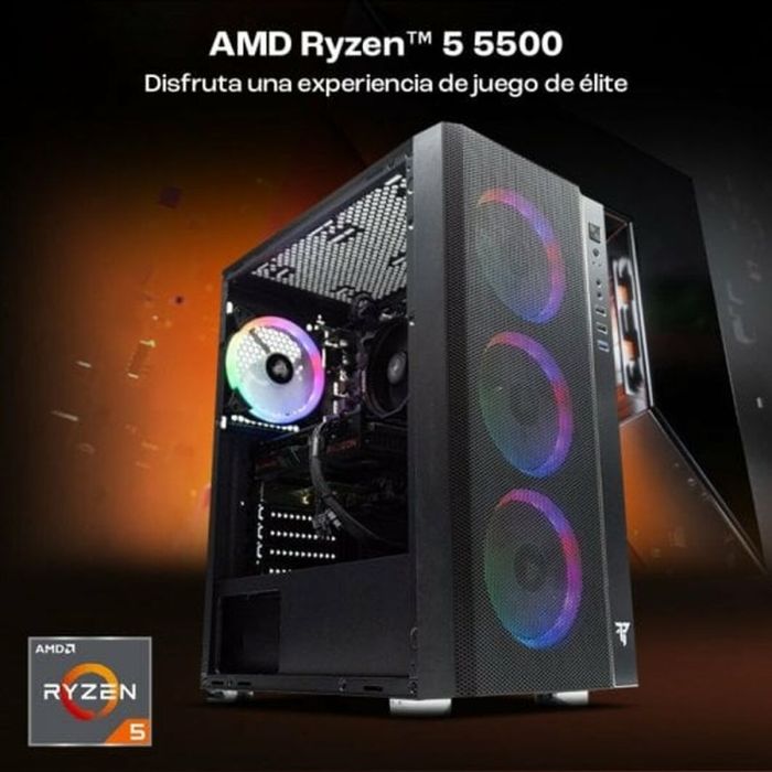 PC de Sobremesa PcCom Lite AMD Ryzen 5 5500 16 GB RAM 1 TB SSD 4