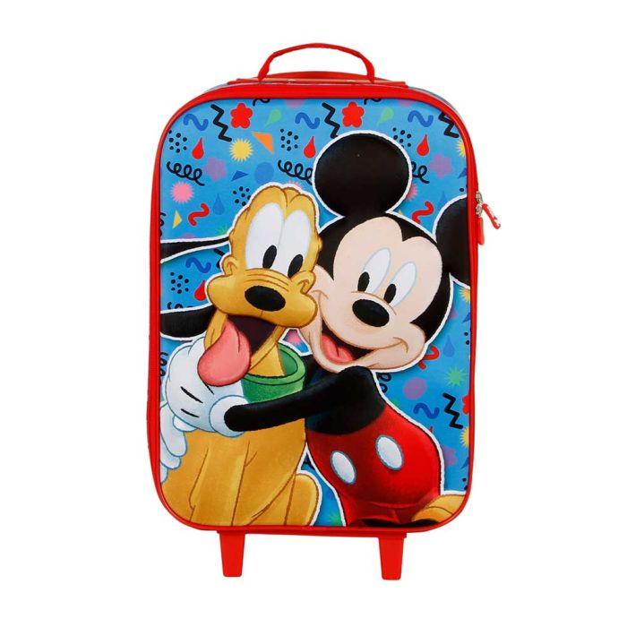 Maleta Trolley Soft 3D Mates Disney Mickey Mouse Azul 1