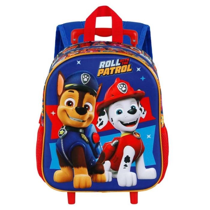 Mochila 3D con Ruedas Pequeña Duty Paw Patrol La Patrulla Canina Multicolor 1