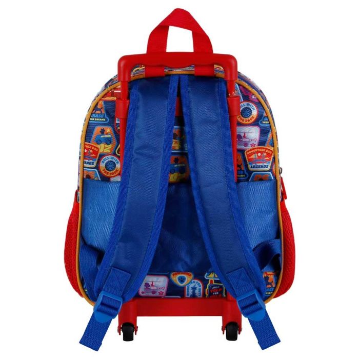 Mochila 3D con Ruedas Pequeña Duty Paw Patrol La Patrulla Canina Multicolor 2