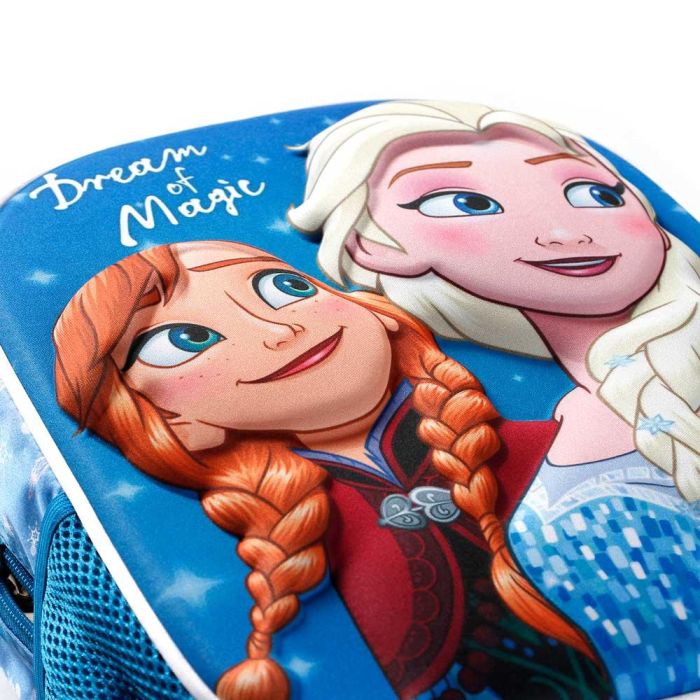 Mochila 3D con Ruedas Pequeña Dream Disney Frozen 2 Azul 4