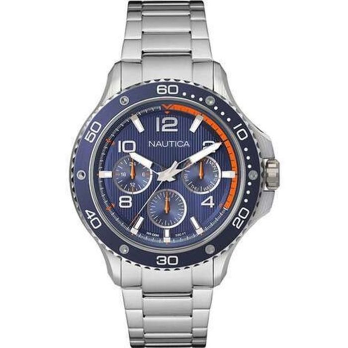 Reloj Hombre Nautica PIER 25 Plateado (Ø 47 mm)