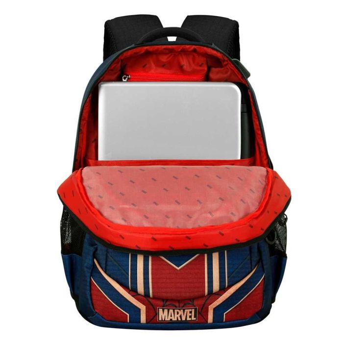 Mochila Running PLUS Drop Marvel Spiderman Rojo 3