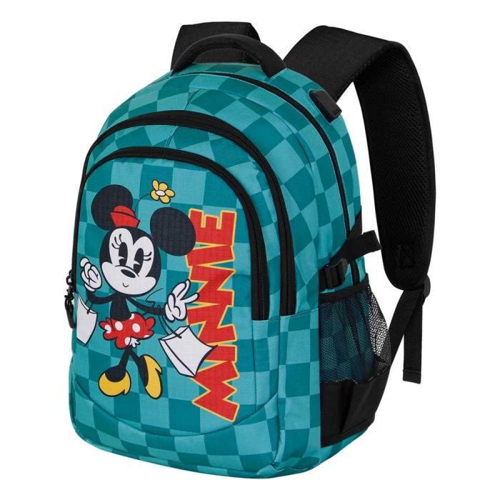 Mochila Running PLUS Indigo Disney Minnie Mouse Turquesa