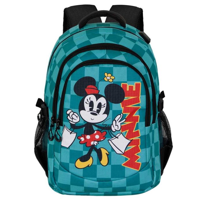 Mochila Running PLUS Indigo Disney Minnie Mouse Turquesa 1