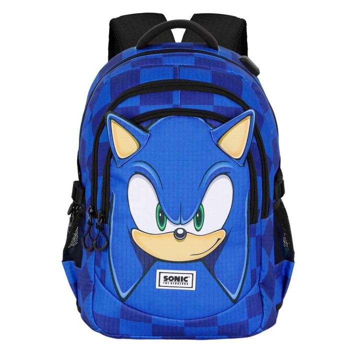 Mochila Running PLUS Sight Sonic The Hedgehog - SEGA Azul 1