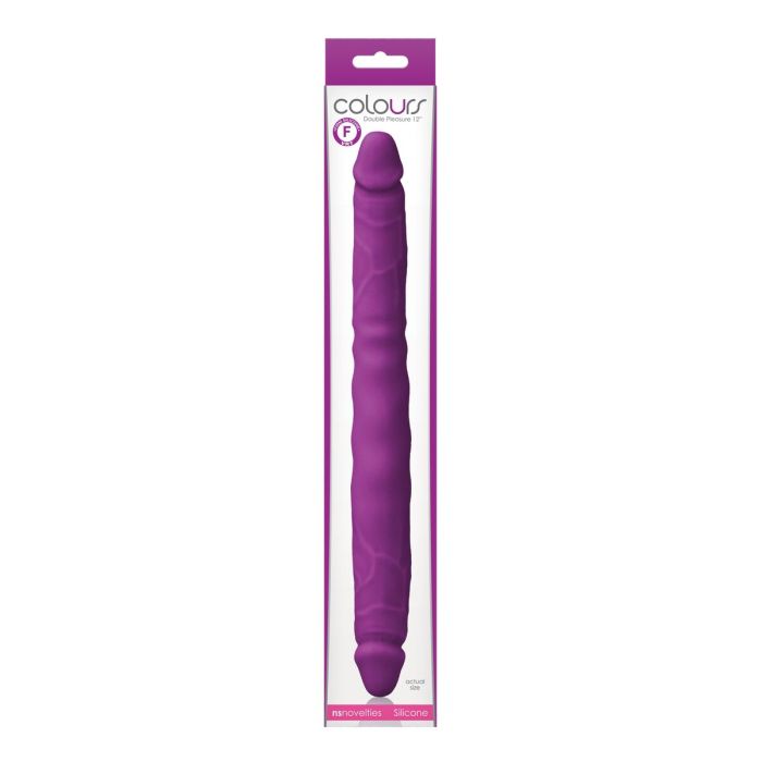 Consolador de Doble Penetración NS Novelties Colours Morado 1