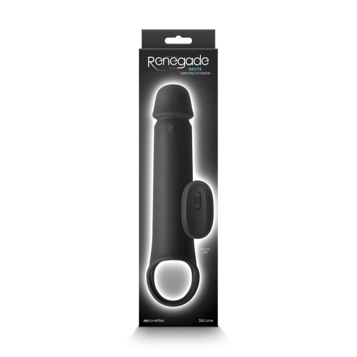 Funda para pene NS Novelties Renegade Negro Ø 4,4 cm 1