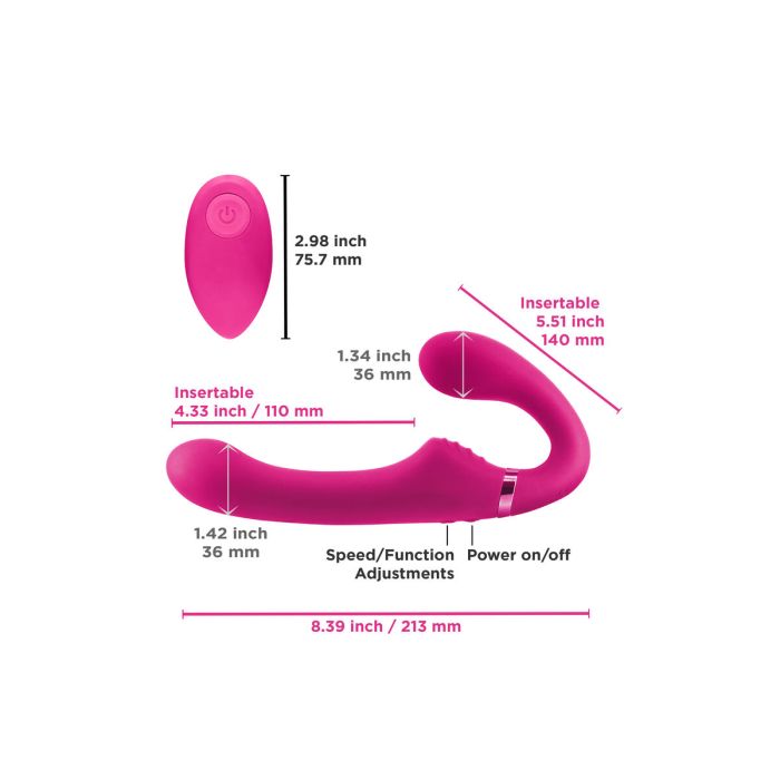 Vibrador para Parejas NS Novelties Shi Shi Rosa 2