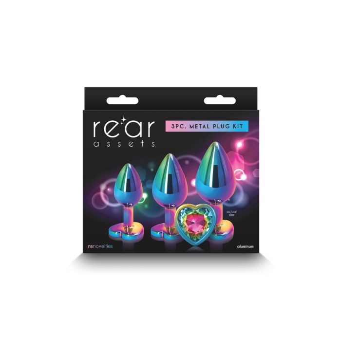 Plug Anal NS Novelties Rear Assets Multicolor 1