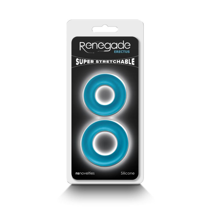 Anillo para el Pene NS Novelties Renegade Azul 1