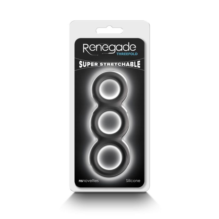 Anillo para el Pene NS Novelties Renegade Negro 2