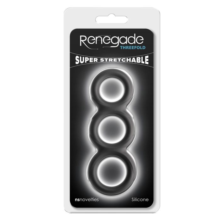 Anillo para el Pene NS Novelties Renegade Negro 1