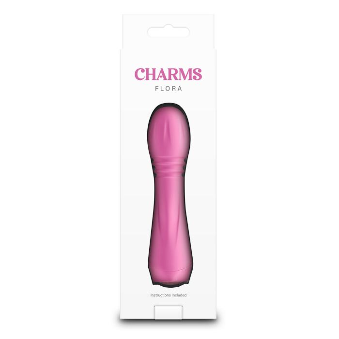 Mini Vibrador NS Novelties Charms Flora Azul Rosa 2