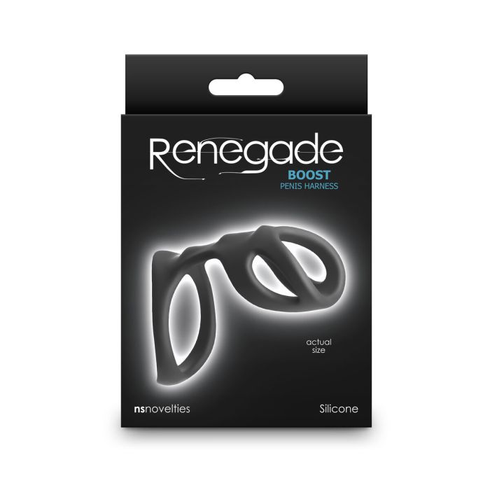 Anillo para el Pene NS Novelties Renegade Negro 2