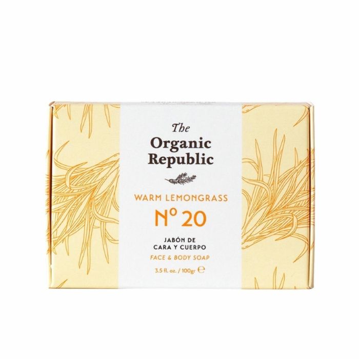 Pastilla de Jabón The Organic Republic Nº 20 Warm Lemongrass 100 g