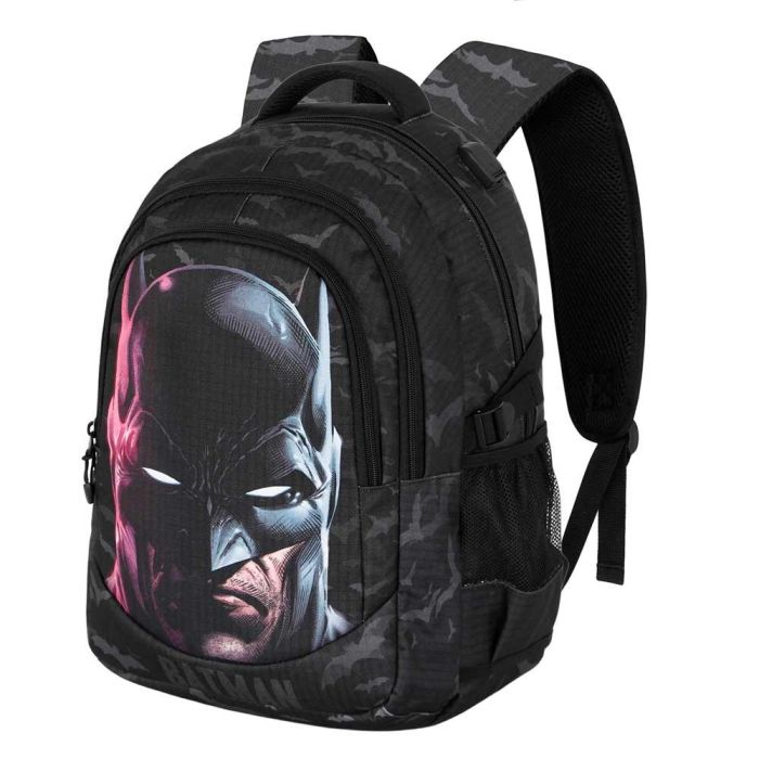 Mochila Running PLUS Face DC Comics Batman Negro