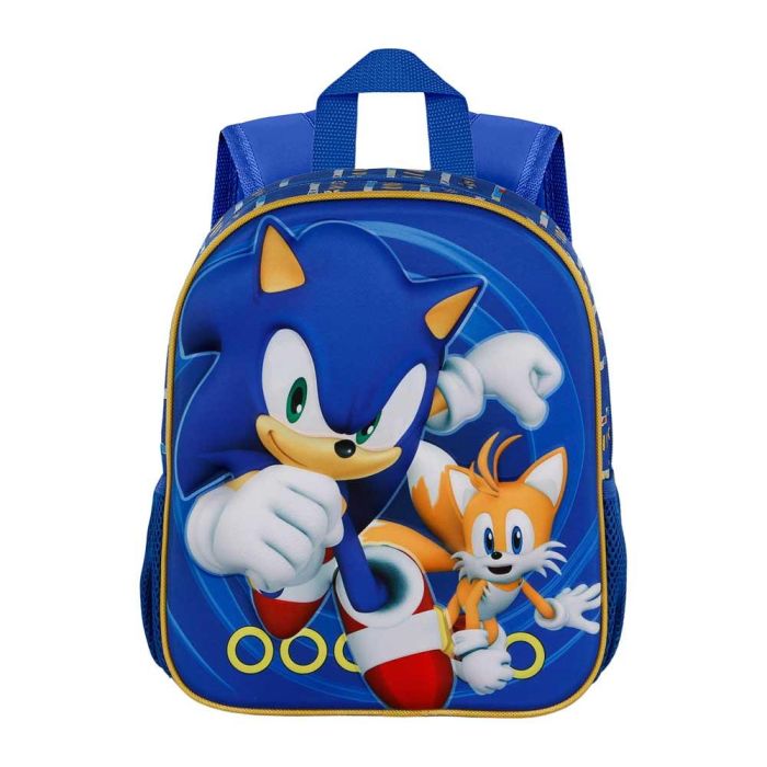 Mochila 3D Pequeña Tails Sonic The Hedgehog - SEGA Azul 1