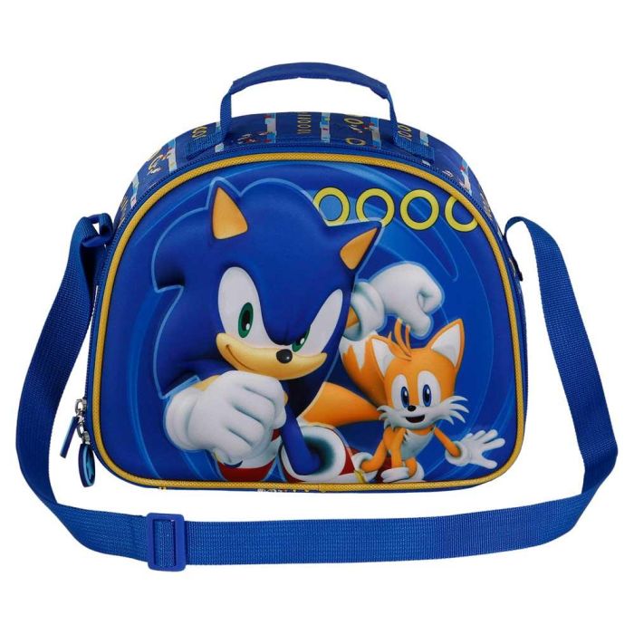 Bolsa Portamerienda 3D Tails Sonic The Hedgehog - SEGA Azul 1