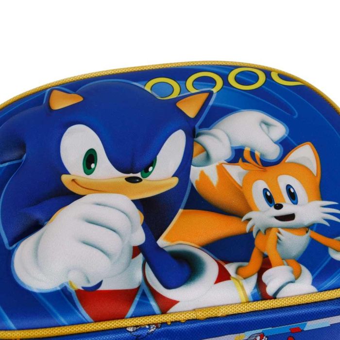 Bolsa Portamerienda 3D Tails Sonic The Hedgehog - SEGA Azul 3